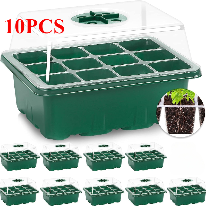 10PCS Seedling Trays Seed Star - Dome Propagation Kit recension och pris