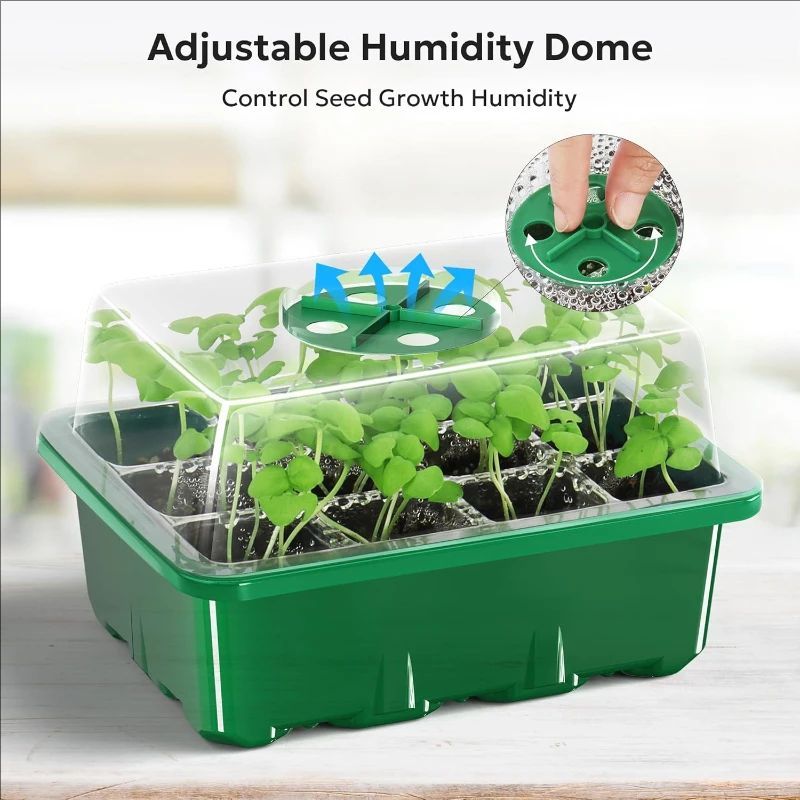 10pcs/5pcs Seedling Trays Seed - Dome Propagation Kit recension och pris