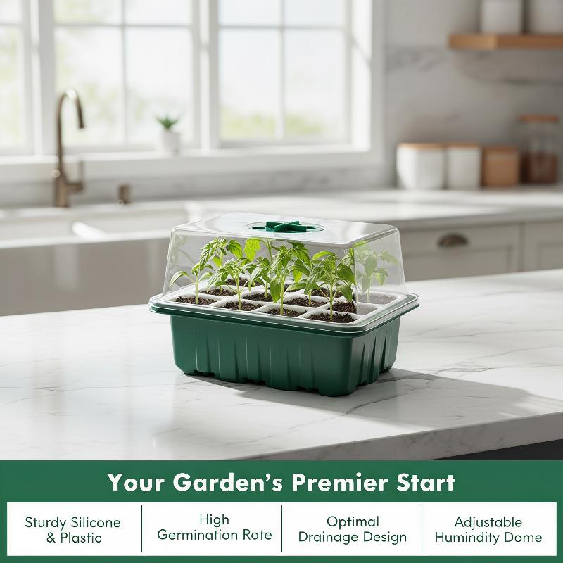 1Set Seed Starter Tray Mini Gr - Dome Propagation Kit recension och pris