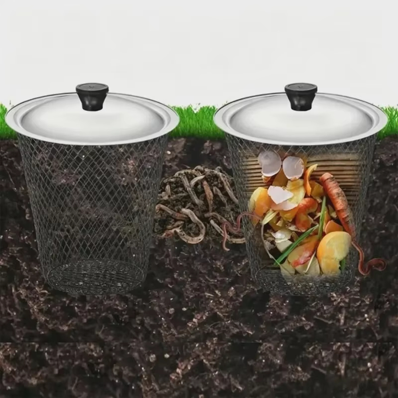 1/2pcs Worm Composter with Lid - Urban Farming Garden recension och pris
