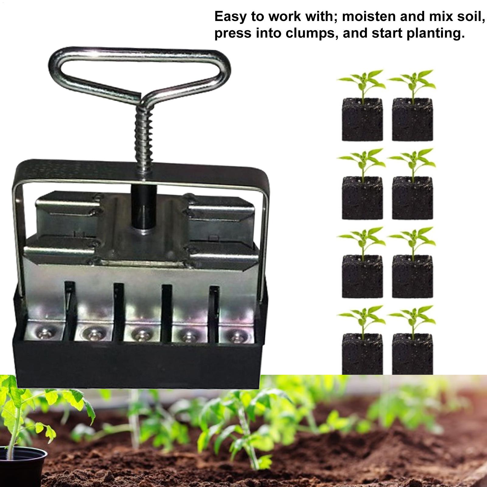 Soil Blocker Comfortable Handl - Urban Farming Garden recension och pris