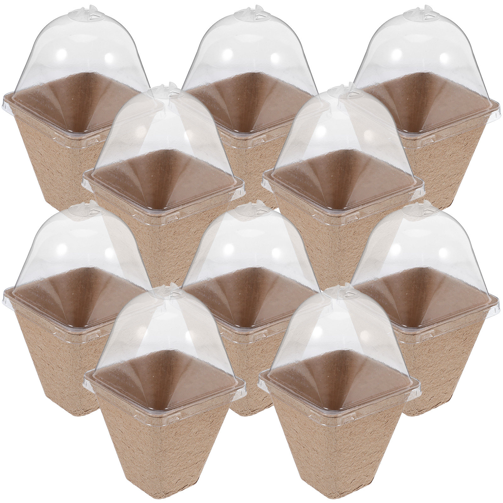10Pcs Sustainable Seedling Sta - Dome Propagation Kit recension och pris