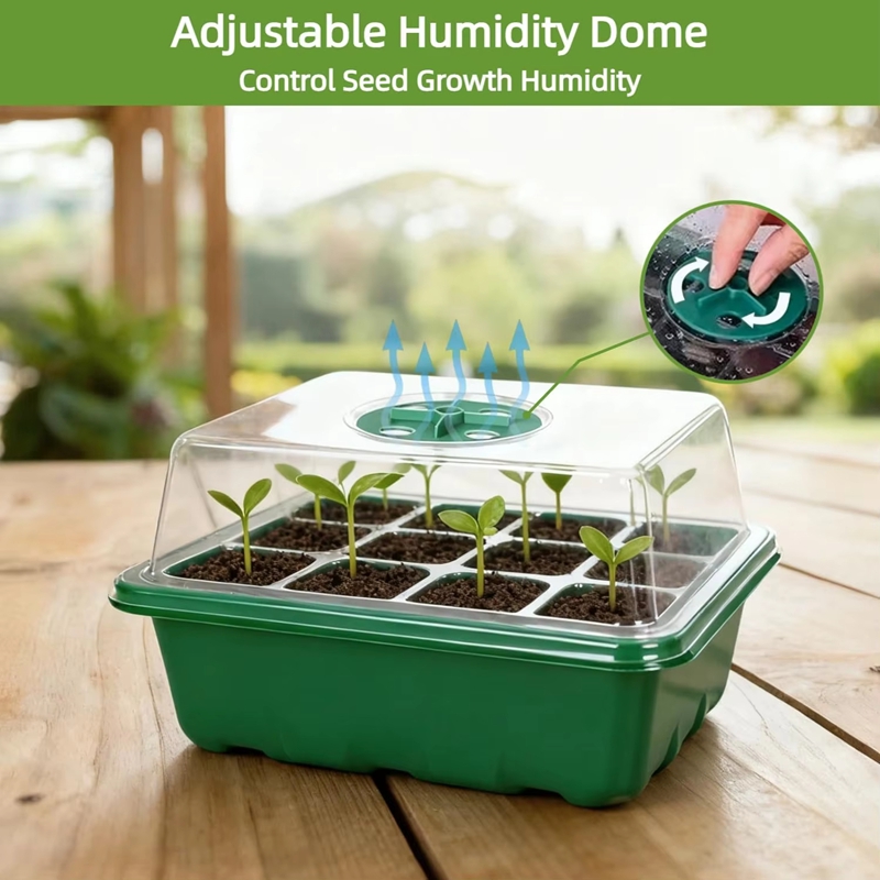Seed Starter Tray Mini Greenho - Dome Propagation Kit recension och pris