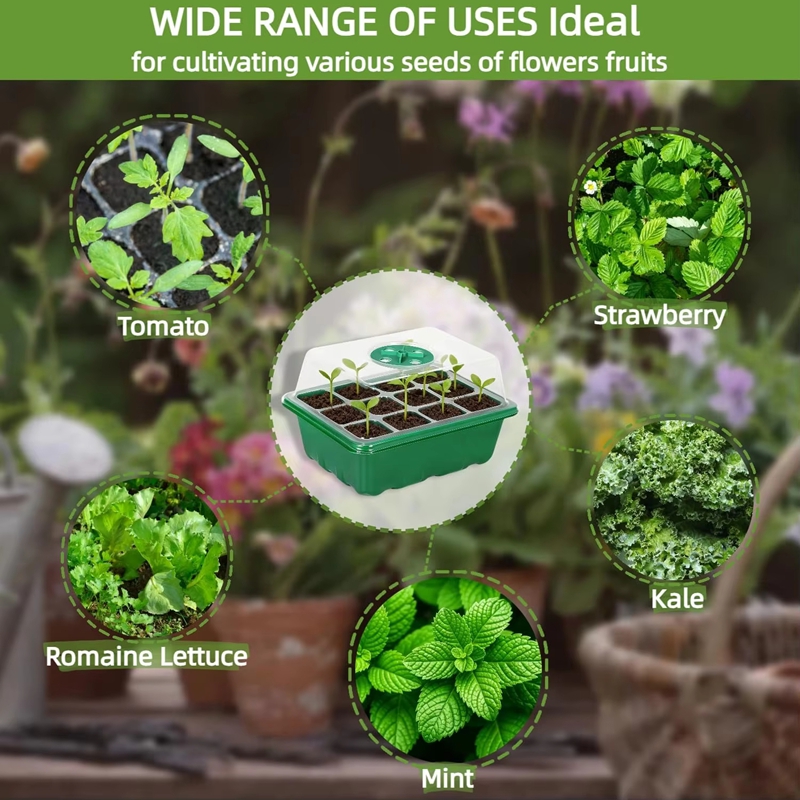 Seed Starter Tray Mini Greenho - Dome Propagation Kit recension och pris